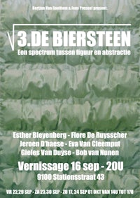 a poster for the 3 de bieresten